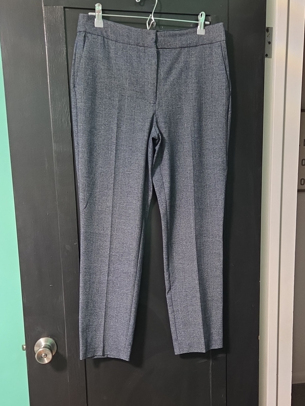 Blue Plaid Trousers
